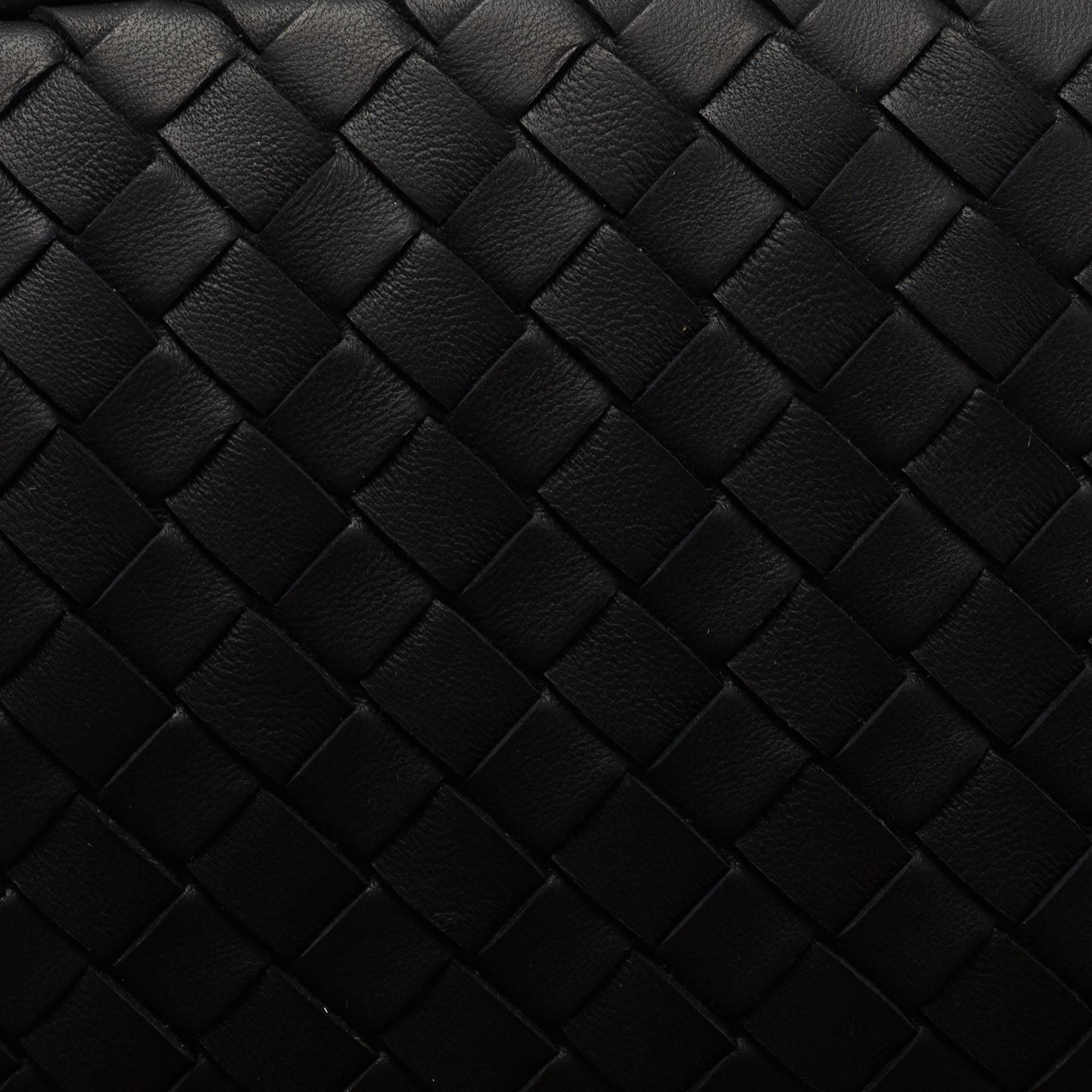 Bottega Veneta Black Intrecciato Leather Belt Bag 5