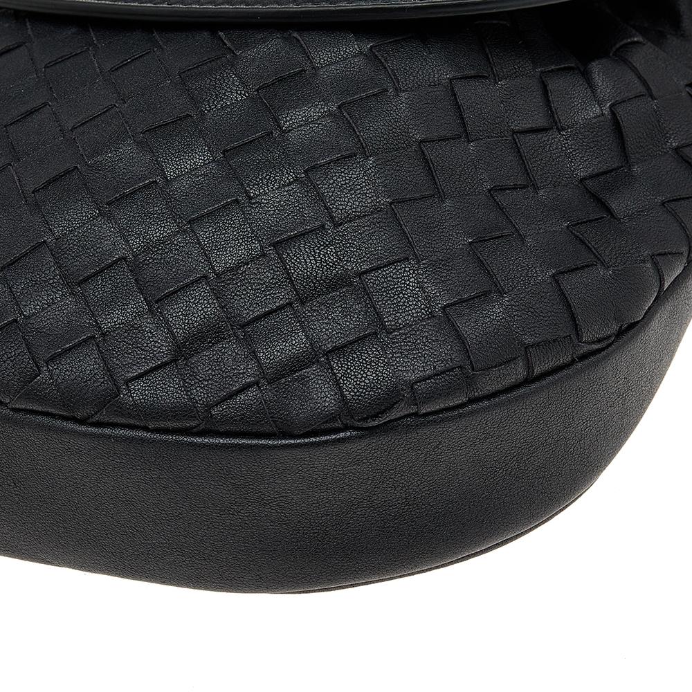 Bottega Veneta Black Intrecciato Leather Belt Bag 4