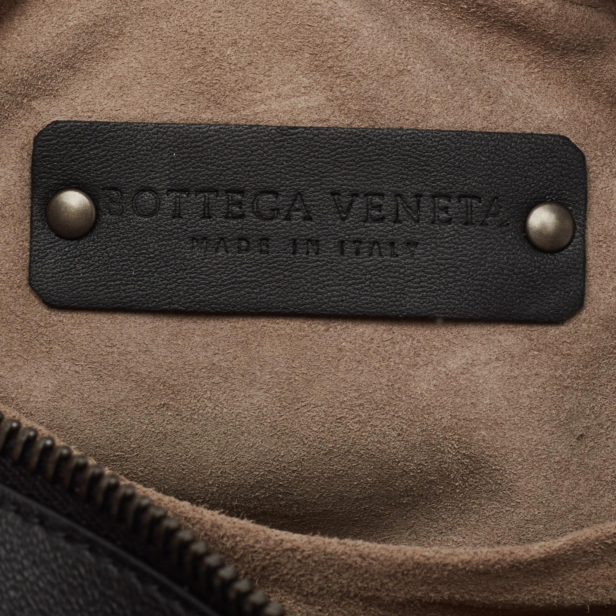 Bottega Veneta Black Intrecciato Leather Belt Bag 2