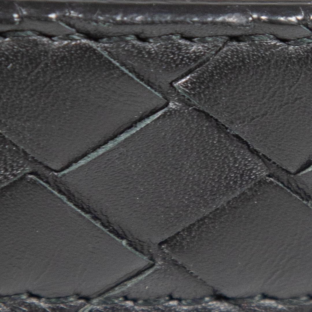 Donna Bottega Veneta Cintura in pelle nera Intrecciato in vendita