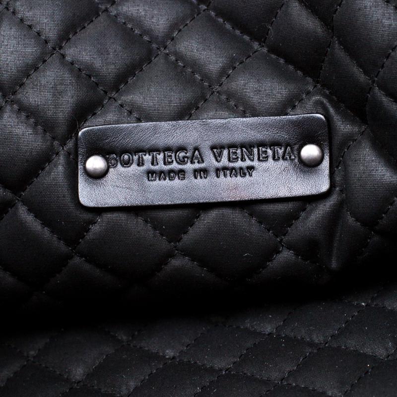 Bottega Veneta Black Intrecciato Leather Briefcase 2