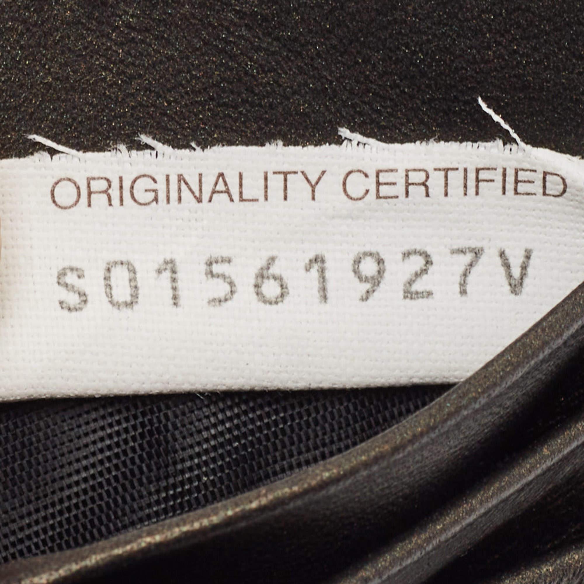 Portacarte Bottega Veneta in pelle nera Intrecciato in vendita 3
