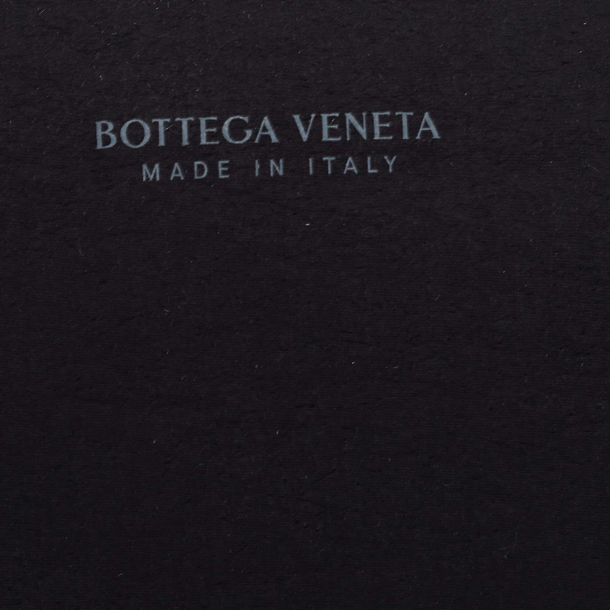 Bottega Veneta Black Intrecciato Leather Cassette Briefcase Bag 6