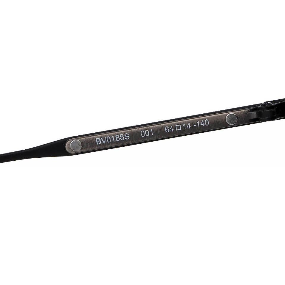BOTTEGA VENETA black Intrecciato leather Cat-Eye Sunglasses BV0188S In Excellent Condition For Sale In Zürich, CH