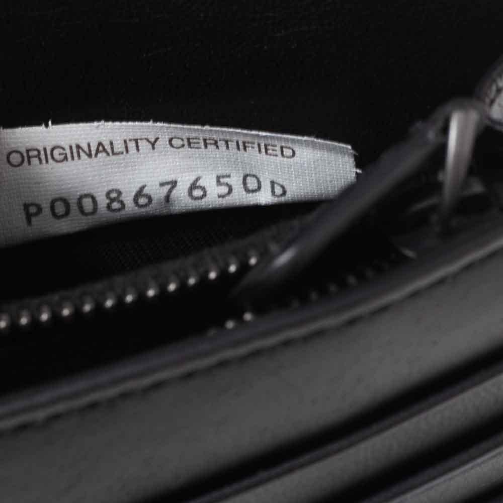 Bottega Veneta Black Intrecciato Leather Chain Crossbody Bag 7