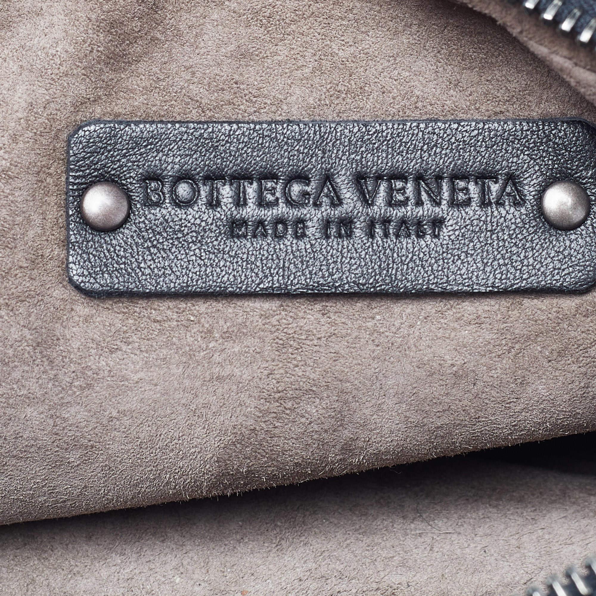 Bottega Veneta Black Intrecciato Leather Crossbody Bag 3