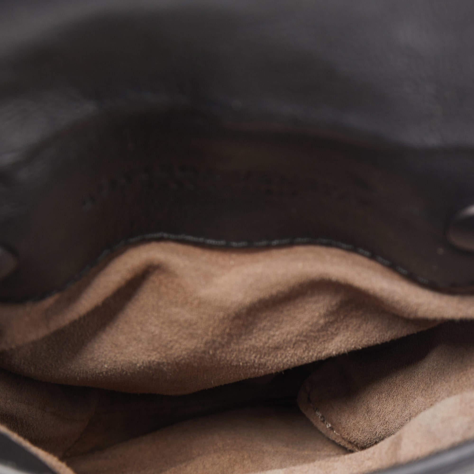 Bottega Veneta Black Intrecciato Leather Double Micro Crossbody Bag 2