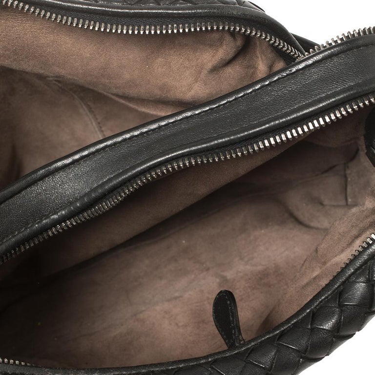 Bottega Veneta Black Intrecciato Nodini Crossbody Bag Leather Pony-style  calfskin ref.229747 - Joli Closet