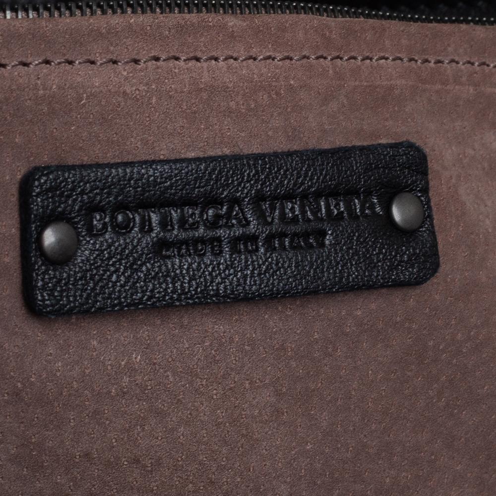 Bottega Veneta Black Intrecciato Leather Large Cesta Tote 4