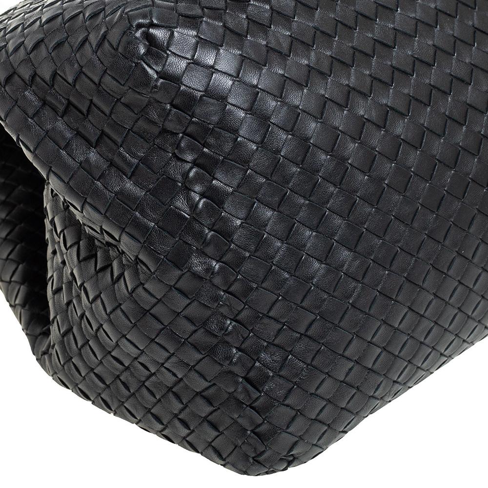 Bottega Veneta Black Intrecciato Leather Large Cesta Tote 1