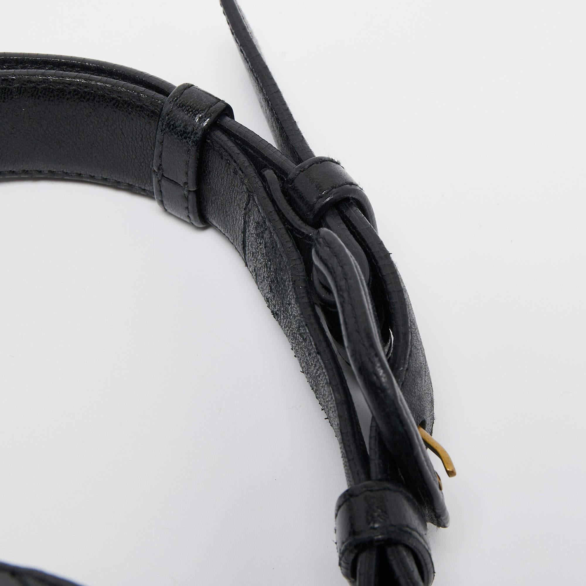 Bottega Veneta Black Intrecciato Leather Loop Bag 8