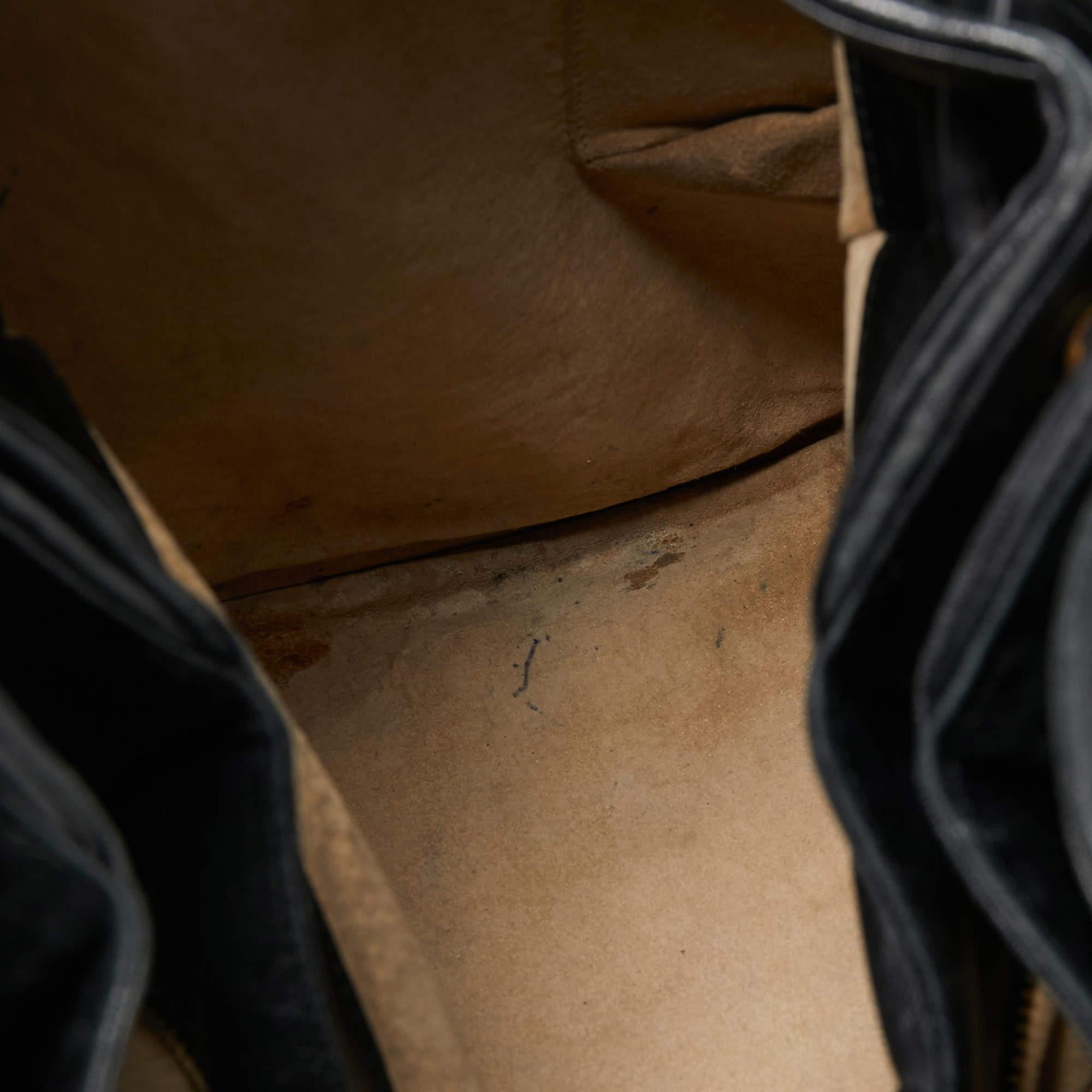 Bottega Veneta Black Intrecciato Leather Loop Bag 10
