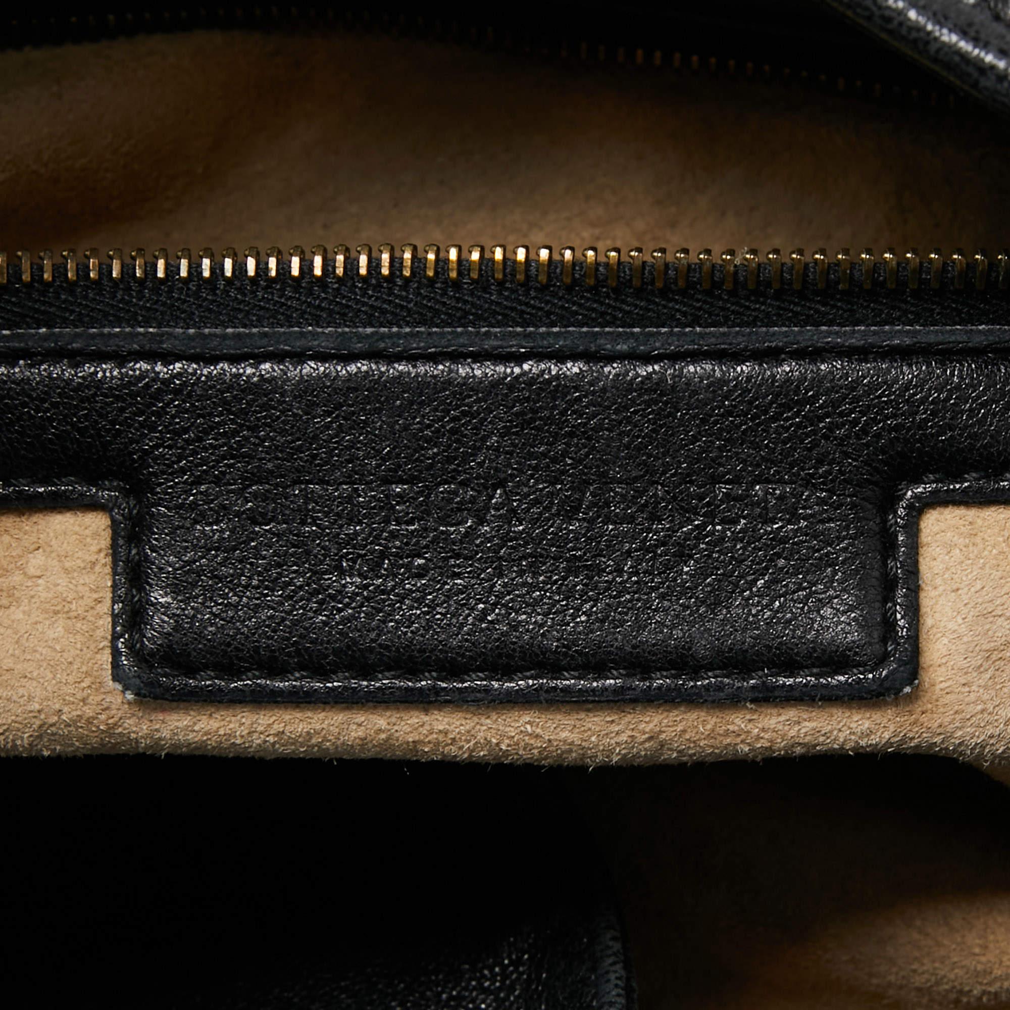 Women's Bottega Veneta Black Intrecciato Leather Loop Bag