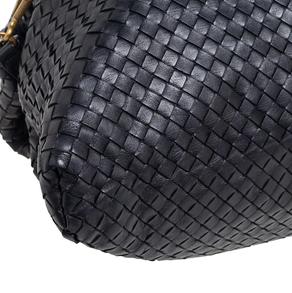 Bottega Veneta Black Intrecciato Leather Maxi Convertible Tote 2