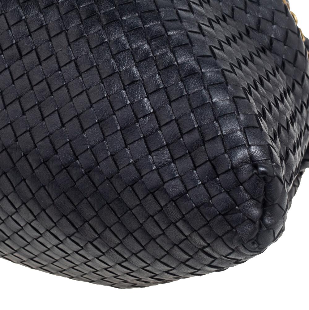 Bottega Veneta Black Intrecciato Leather Maxi Convertible Tote 3