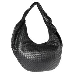Bottega Veneta Sac Maxi Jodie en cuir Intrecciato noir
