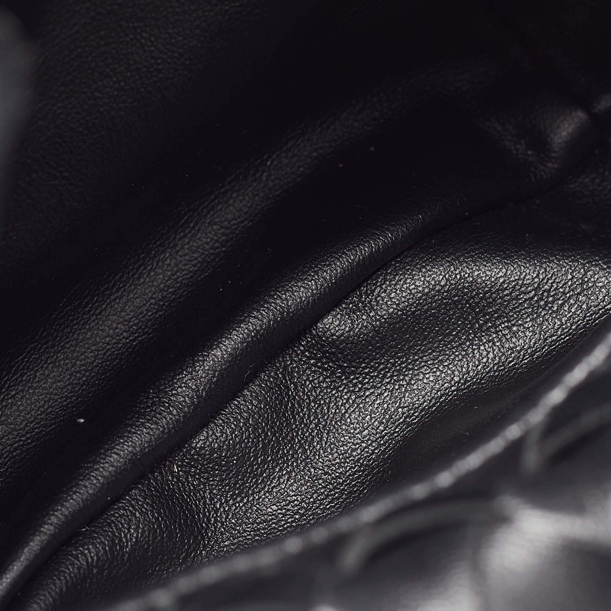 Bottega Veneta Black Intrecciato Leather Mini BV Jodie Hobo For Sale 2