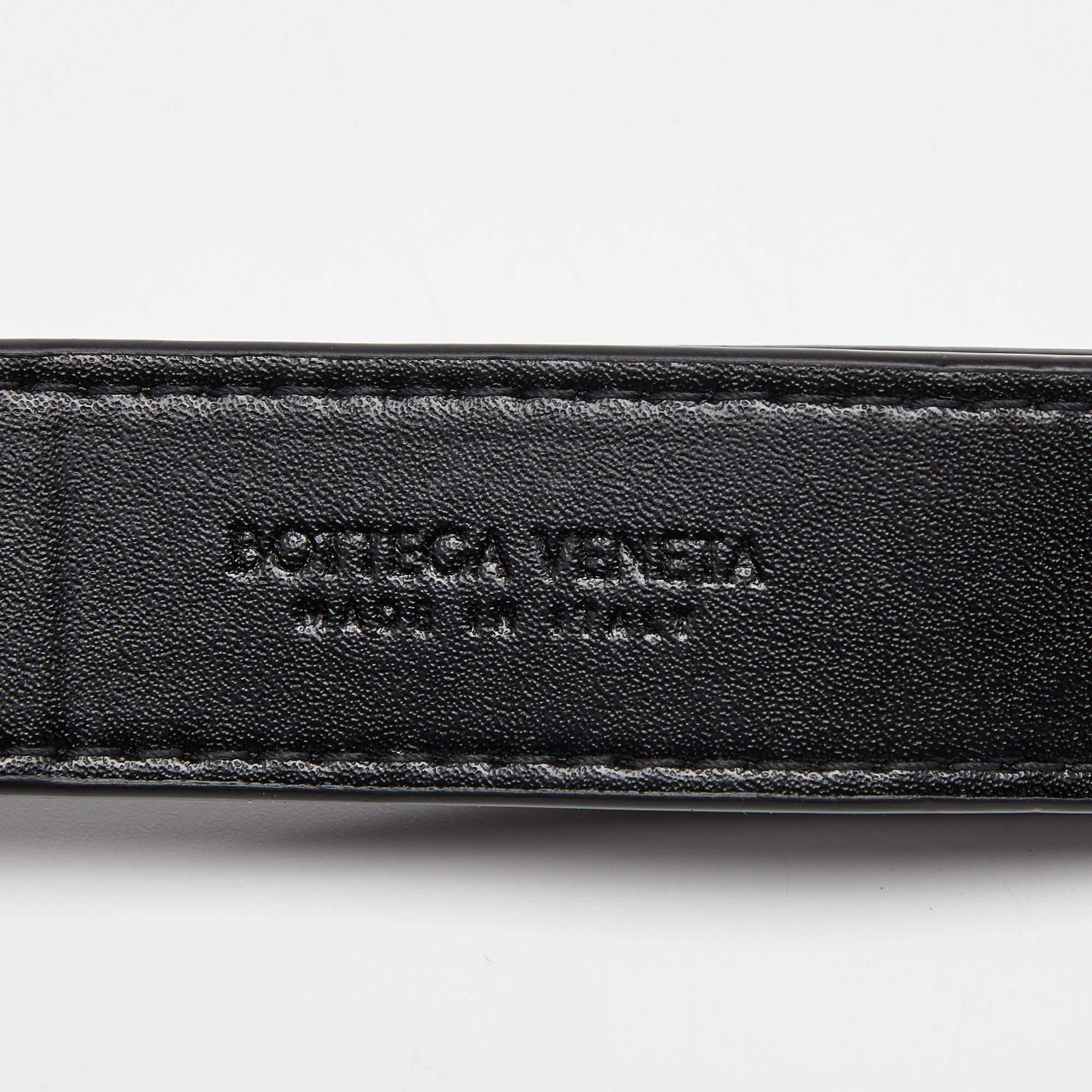 Bottega Veneta Black Intrecciato Leather Mini Cassette Belt Bag 6
