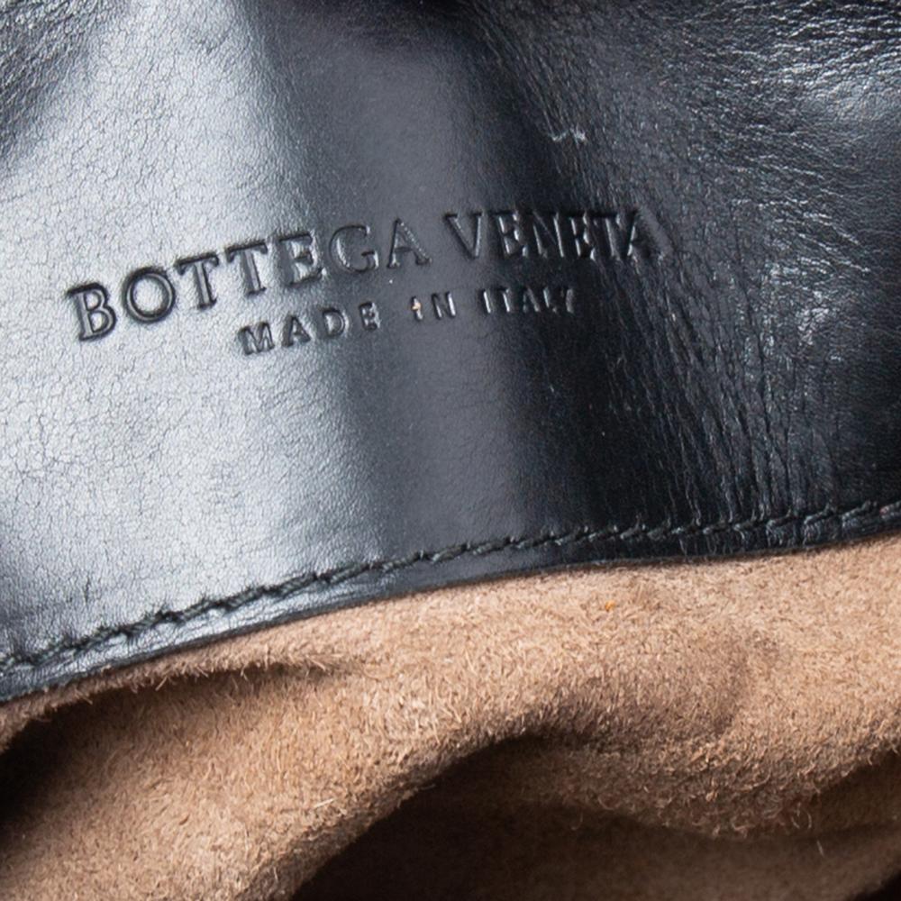 Bottega Veneta Black Intrecciato Leather Mini Roma Tote 6