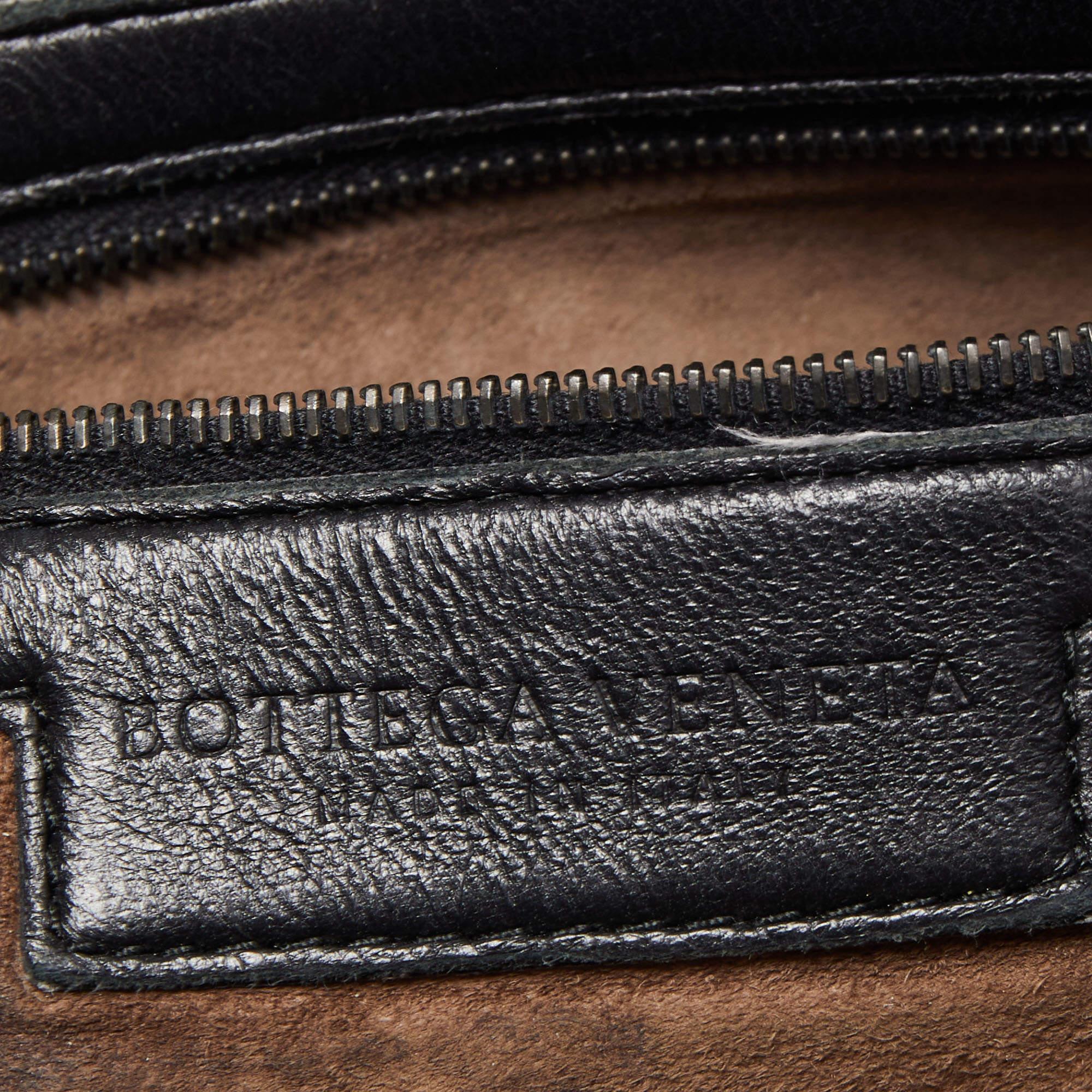 Bottega Veneta Black Intrecciato Leather Nodini Crossbody Bag 3