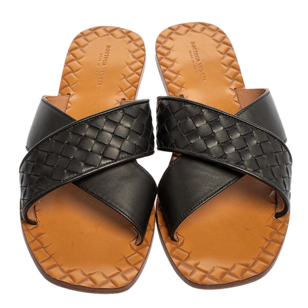 Bottega veneta criss cross sandals sale