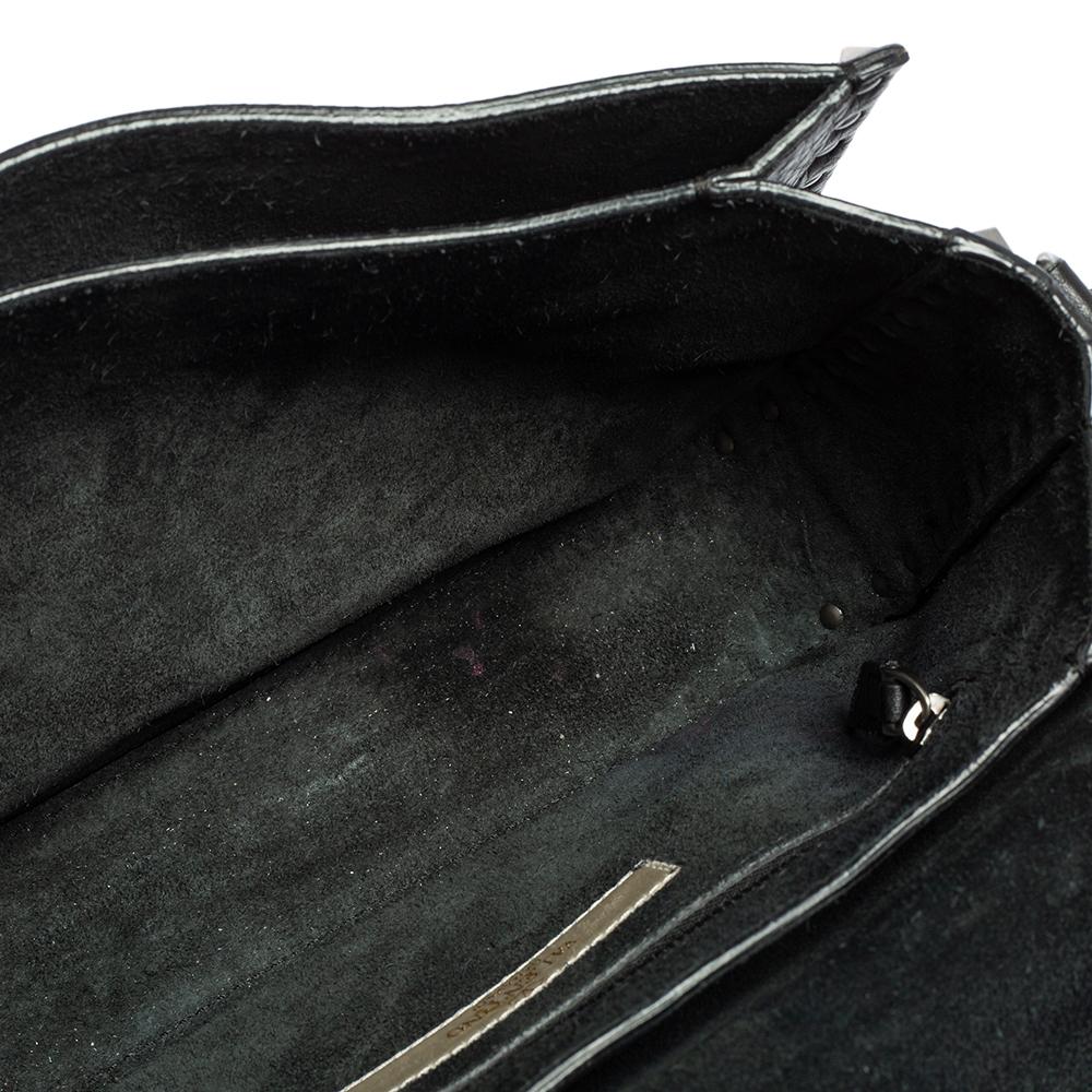 Bottega Veneta Black Intrecciato Leather Small Olimpia Shoulder Bag 7