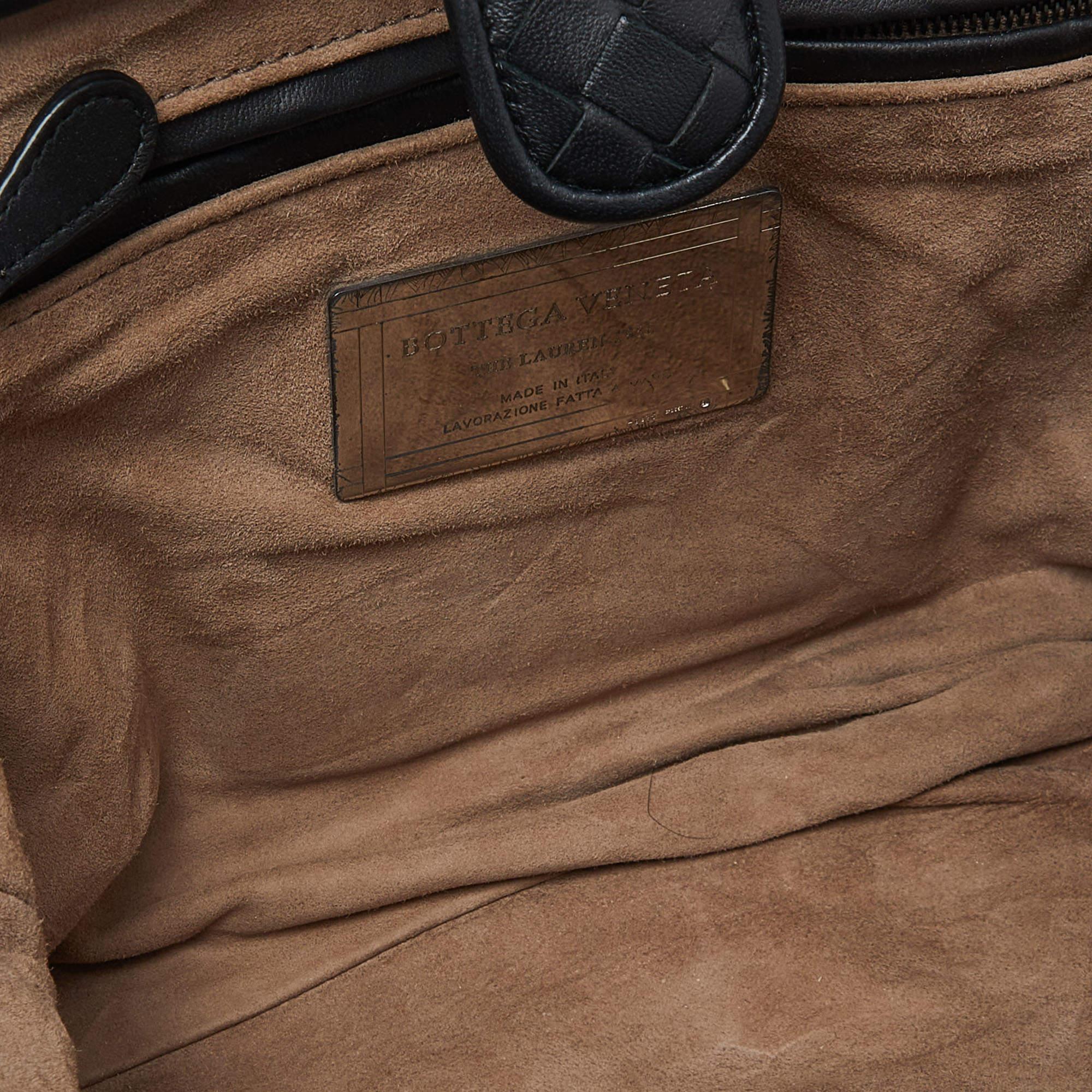 Bottega Veneta Black Intrecciato Leather The Lauren 1980 Clutch 3