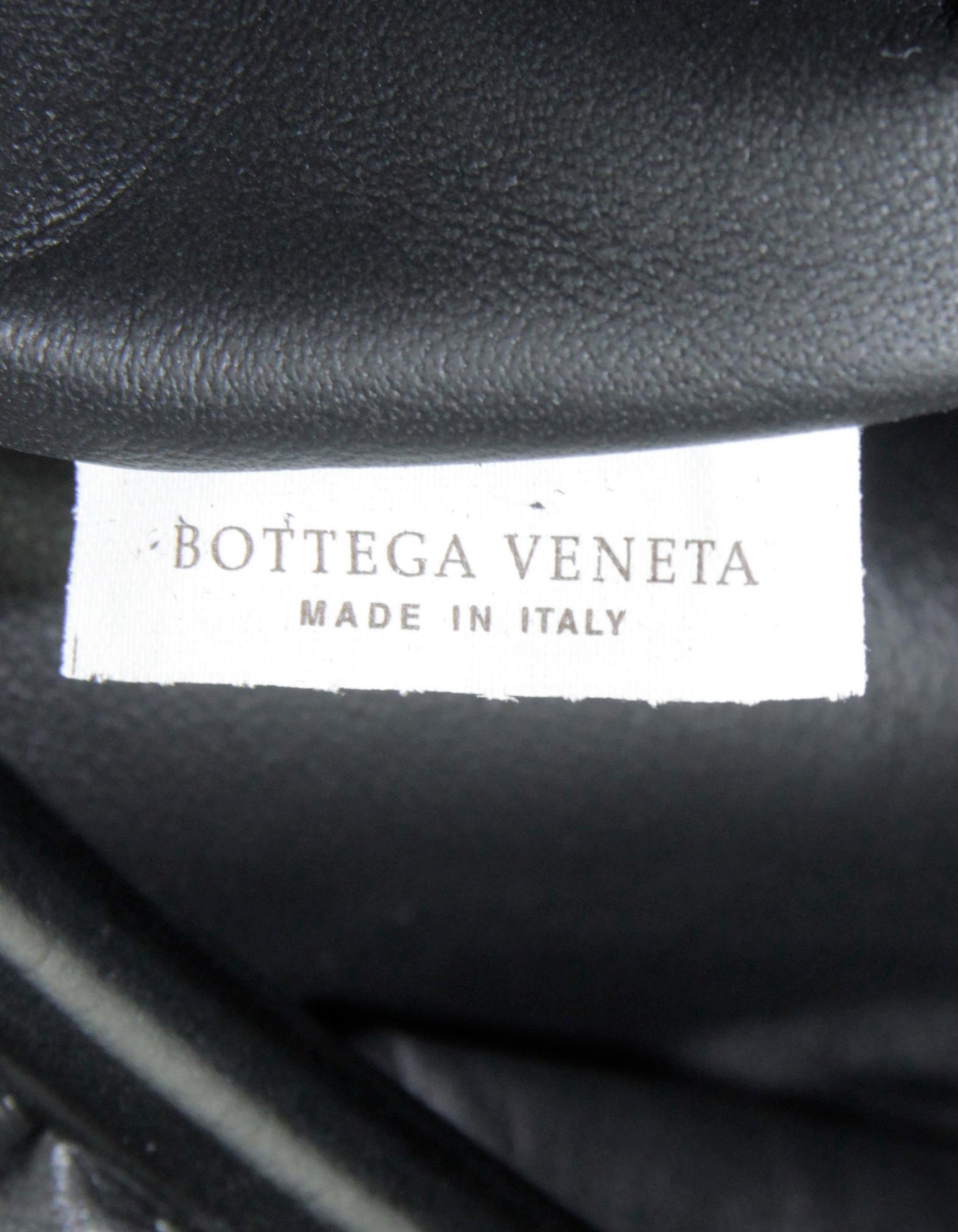 Bottega Veneta Black Intrecciato Leather The Pouch Clutch Bag rt. $3, 800 3