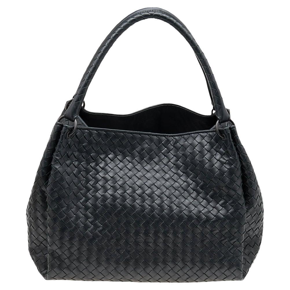 Bottega Brown Intrecciato Leather Large Cesta Tote For Sale at