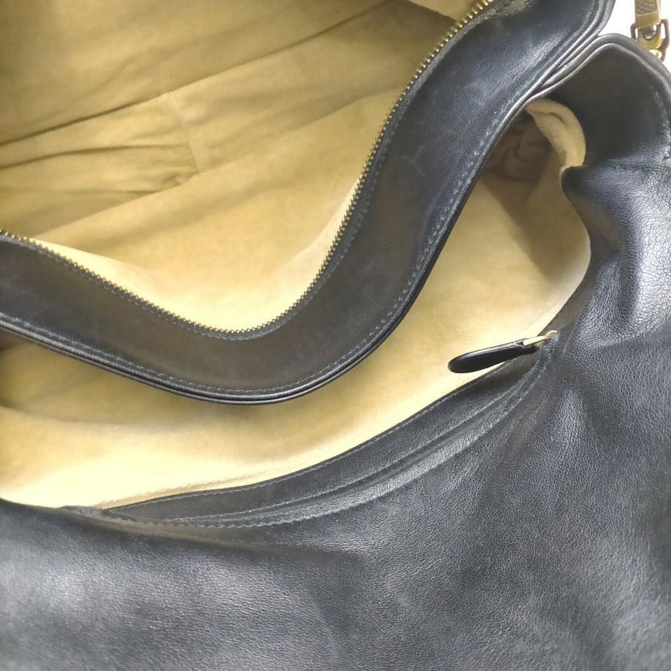 Bottega Veneta Black Intrecciato Leather Woven Boston Duffle Bag with Strap 2