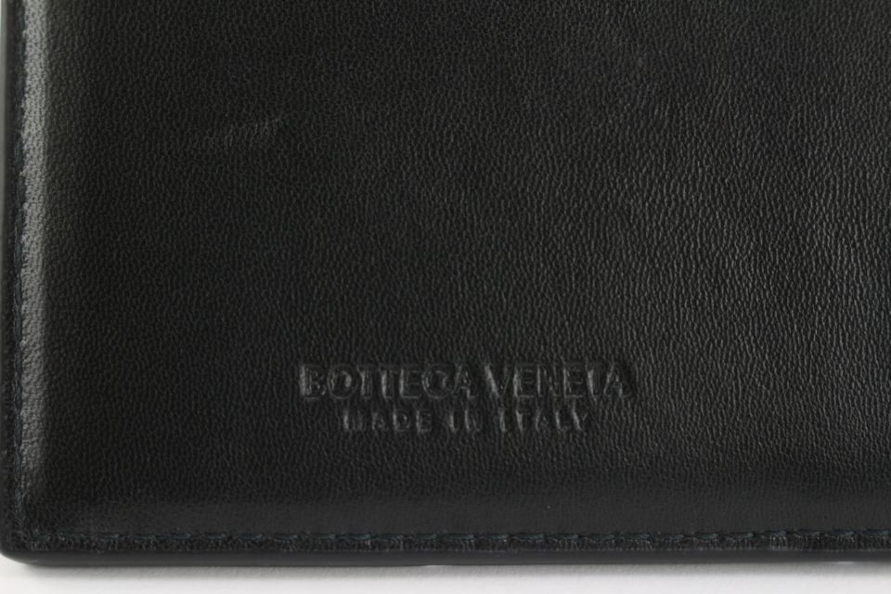 Bottega Veneta Black Intrecciato Leather Zipped Card Holder 1123bv34 For Sale 7
