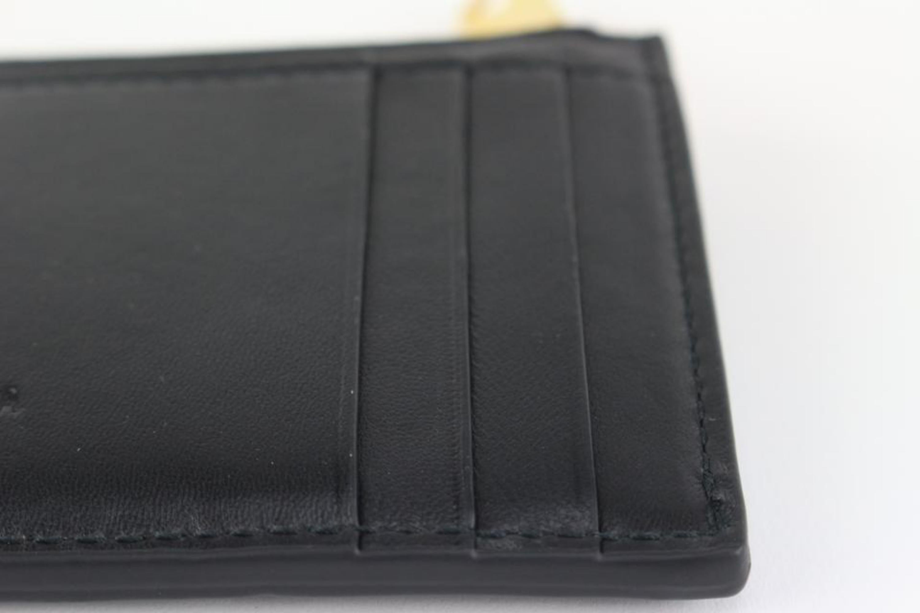 Bottega Veneta Black Intrecciato Leather Zipped Card Holder 1123bv34 For Sale 3