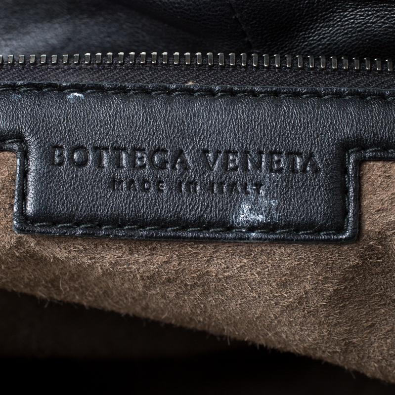 Bottega Veneta Black Intrecciato Nappa Leather Large Veneta Hobo 1