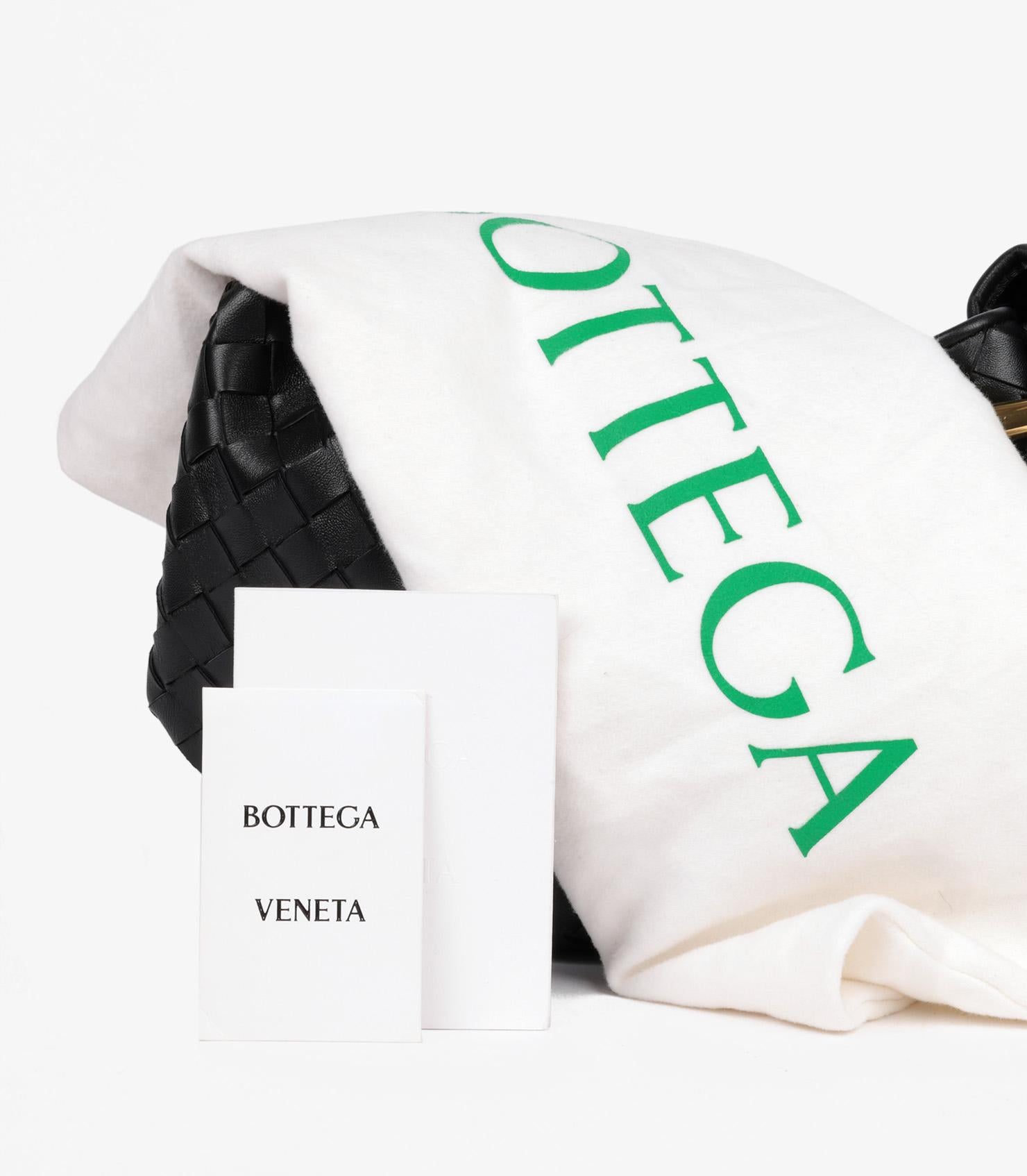 Bottega Veneta Bolso Sardina Pequeño Piel de Becerro Tejida Intrecciato Negro 7