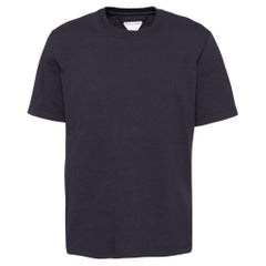 T-shirt Bottega Veneta à col bénitier brodé de logos noirs XL
