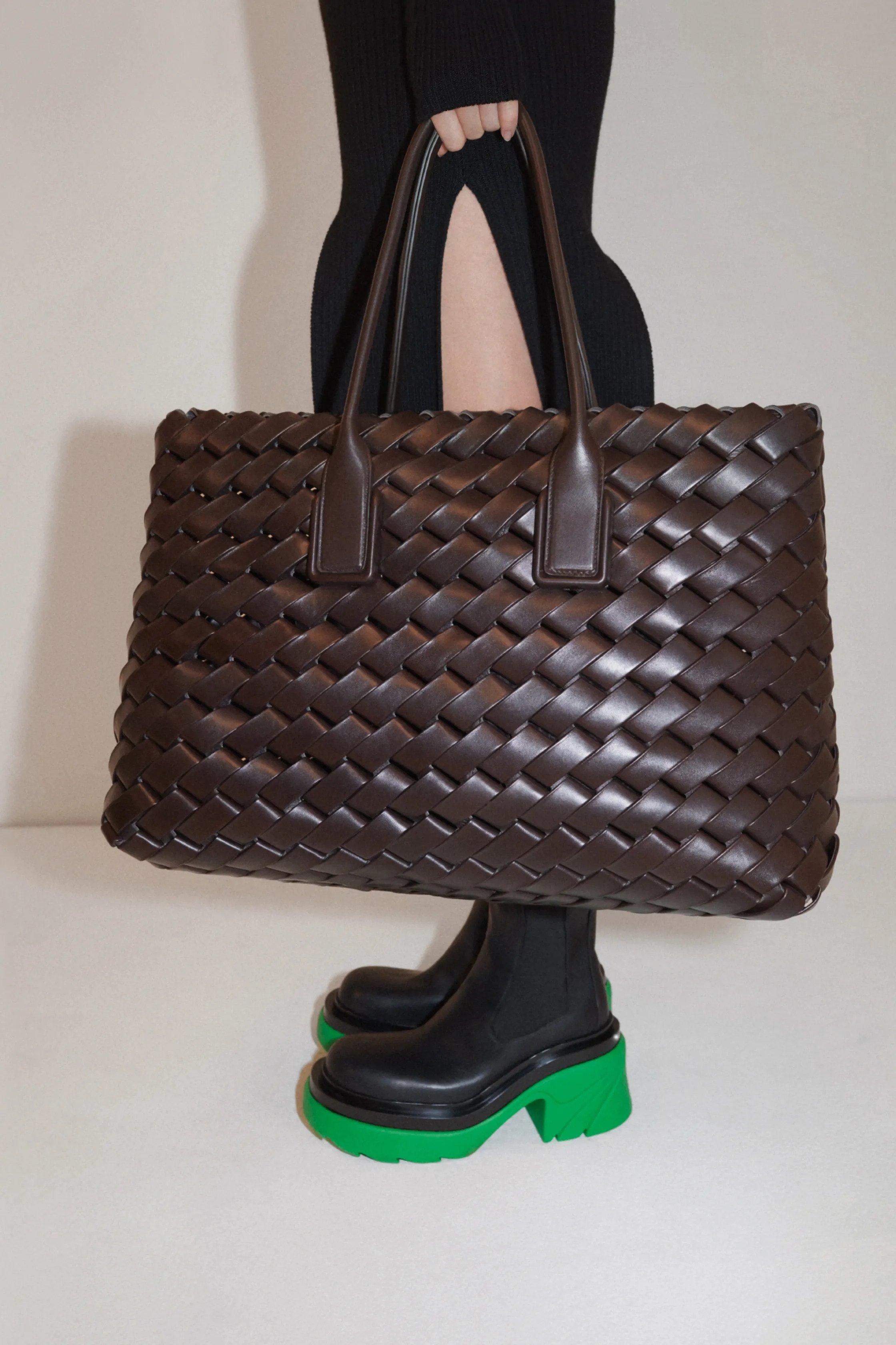 BOTTEGA VENETA black leather 2021 FLASH CHUNKY SOLD Boots Shoes 37 For Sale 4