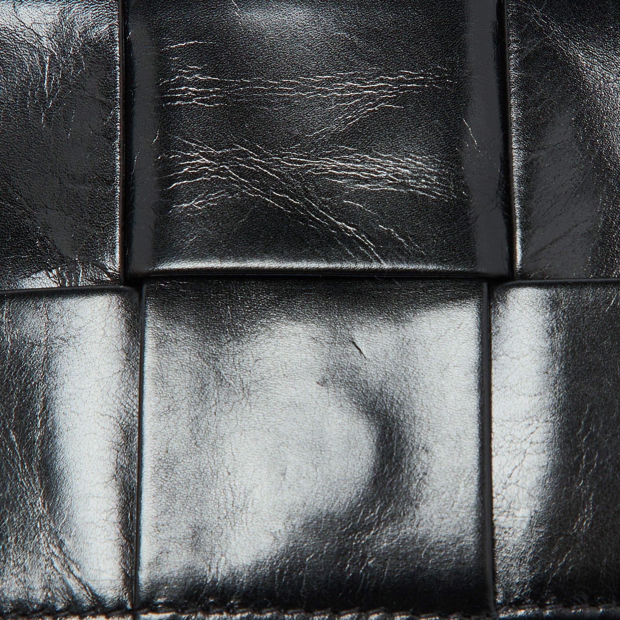 Bottega Veneta Black Leather Cassette Crossbody Bag 1