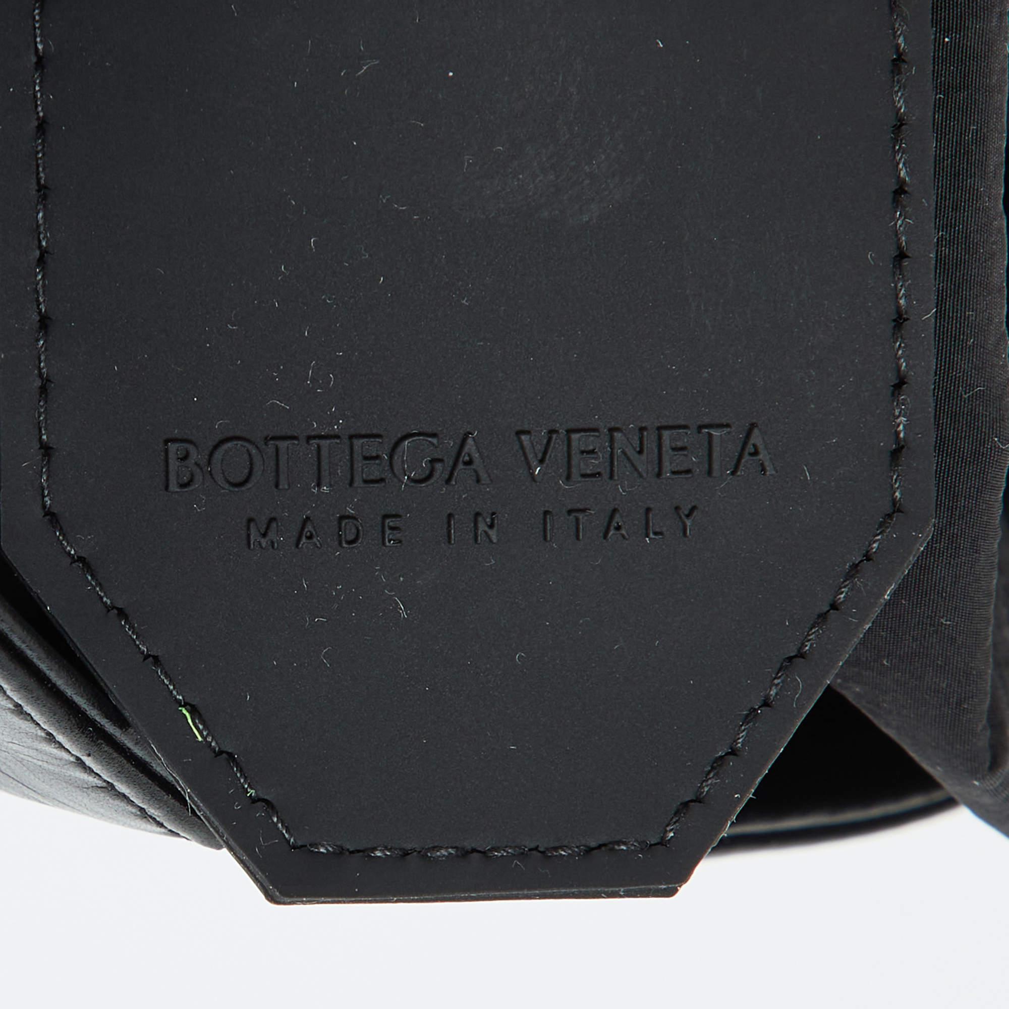 Bottega Veneta Black Leather Cassette Crossbody Bag 3
