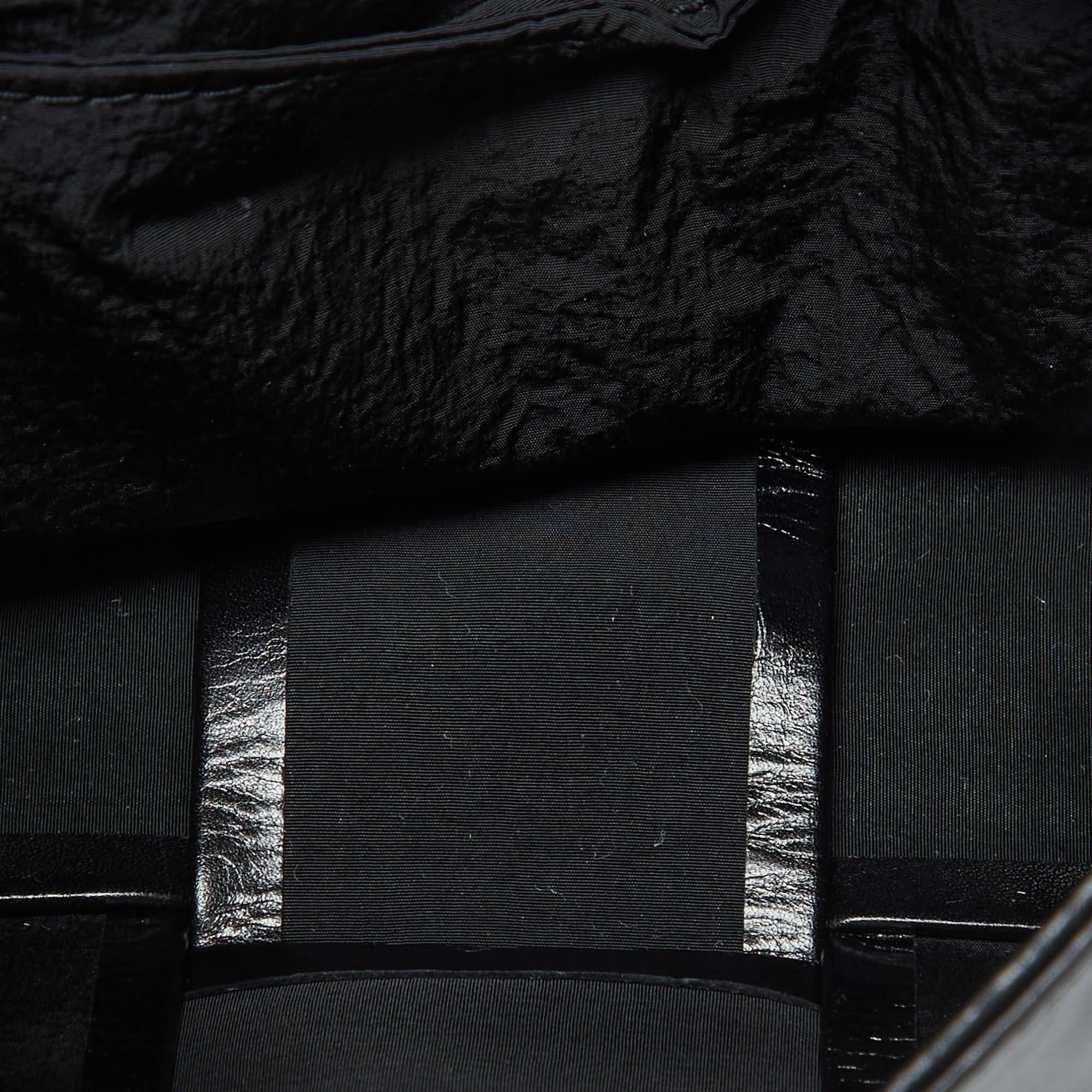 Bottega Veneta Black Leather Cassette Crossbody Bag 4