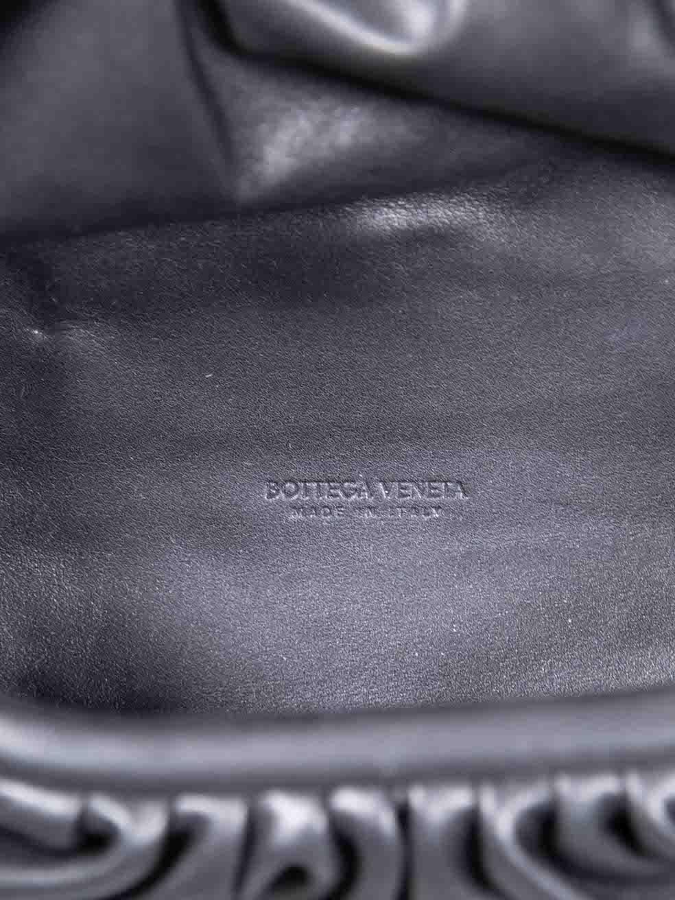 Bottega Veneta Black Leather Crossbody Chain Pouch Bag 2
