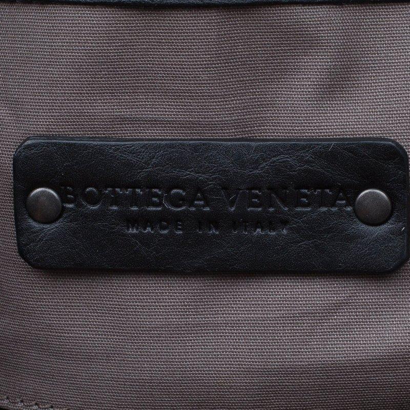 Bottega Veneta Black Leather Drawstring Backpack 4