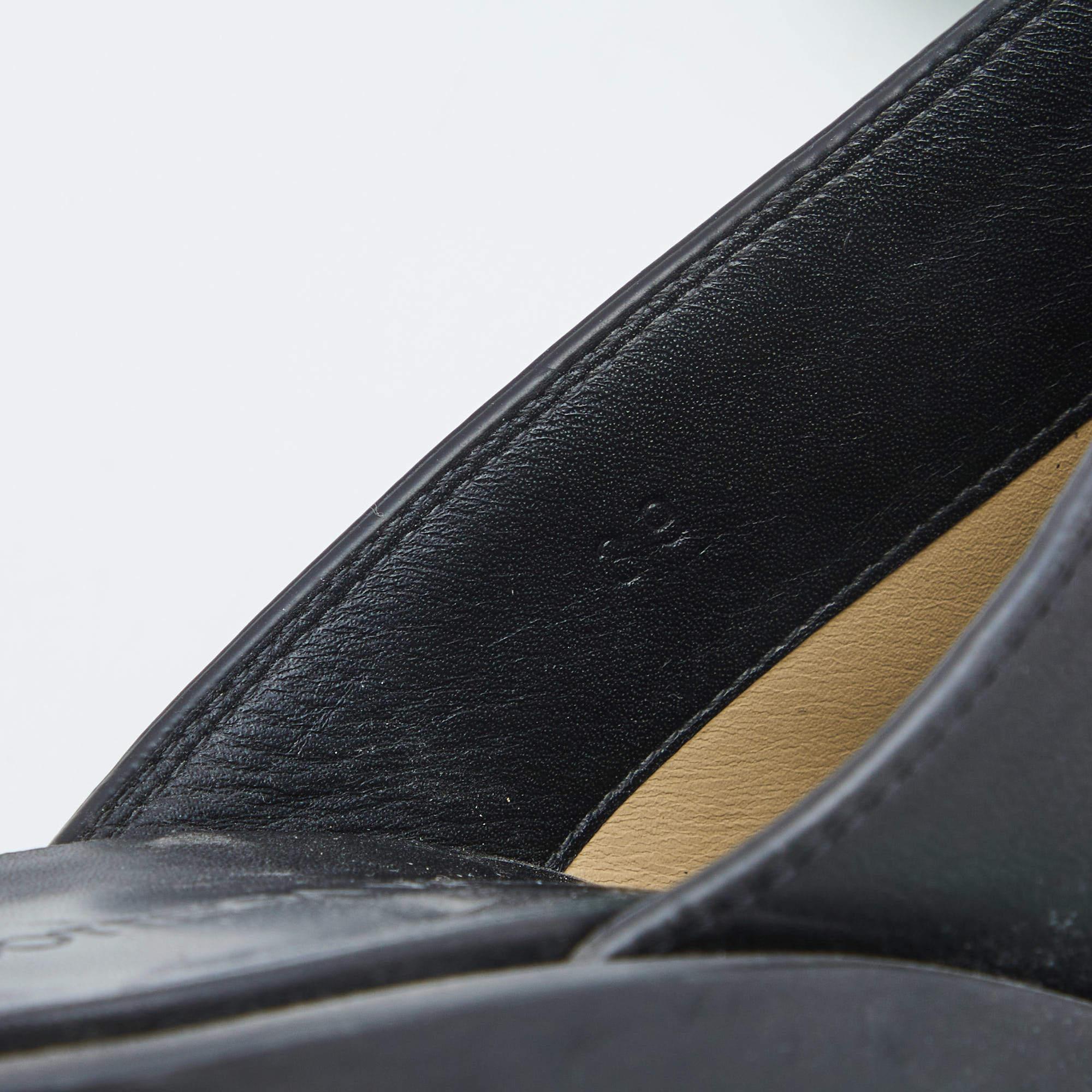 Bottega Veneta Black Leather Flash Mules Size 39 For Sale 4