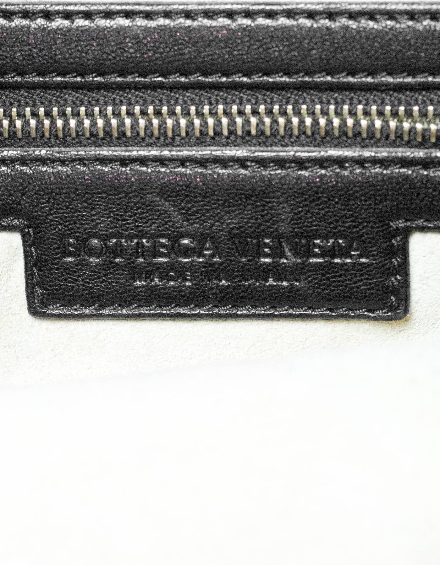 Bottega Veneta Black Leather Intrecciato Medium Hobo Bag 3