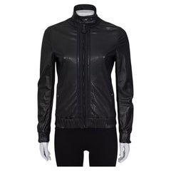 Bottega Veneta Black Leather Jacket - IT 38 / XS