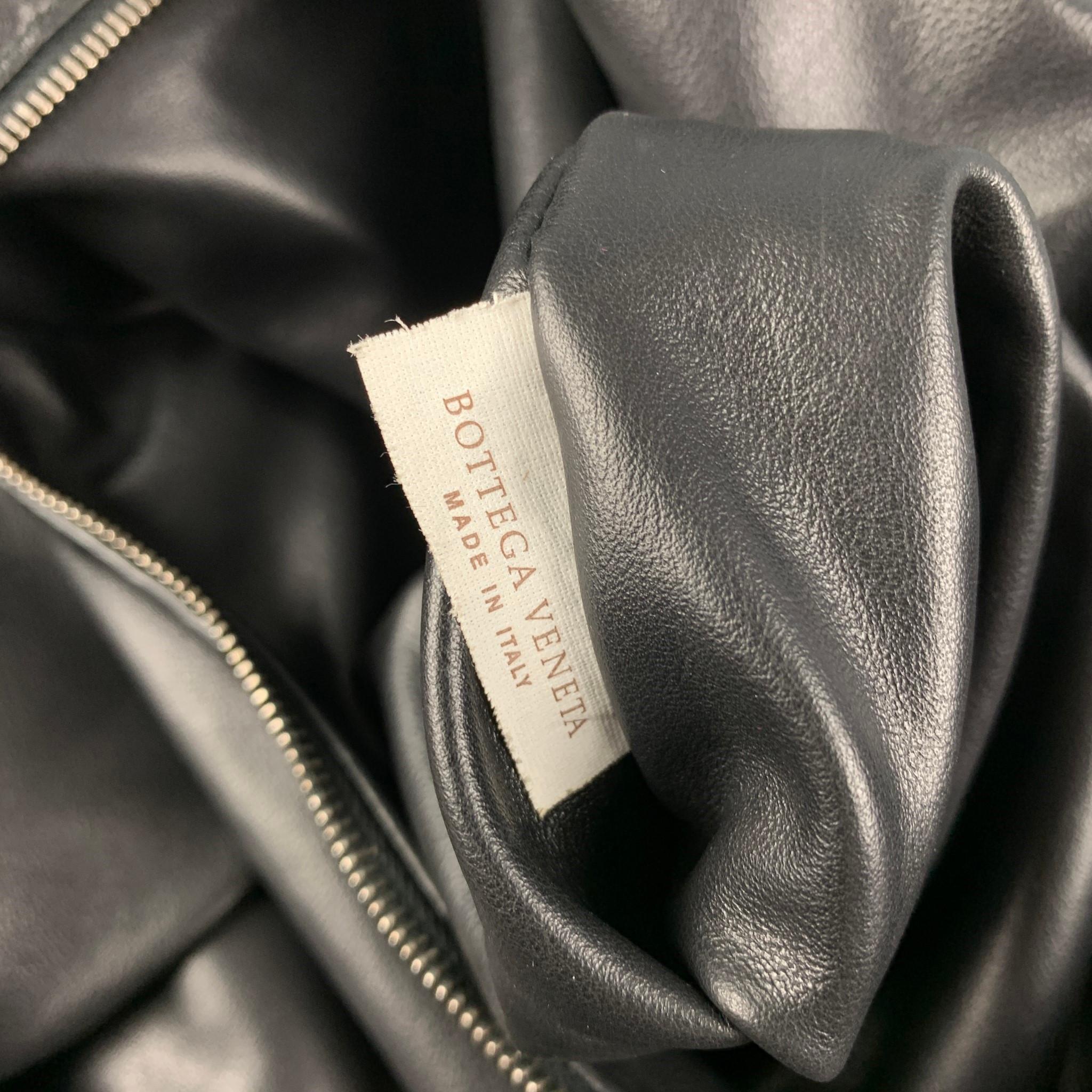 BOTTEGA VENETA Black Leather Maxi Inrecciato Jodie Handbag 3
