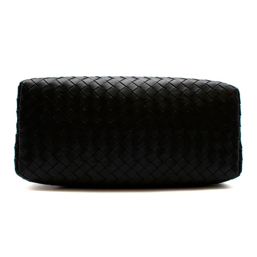 Bottega Veneta Black Leather Small Roma Bag In New Condition In London, GB