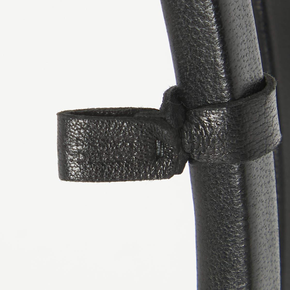 Women's Bottega Veneta Black Leather Spiral Belt M For Sale