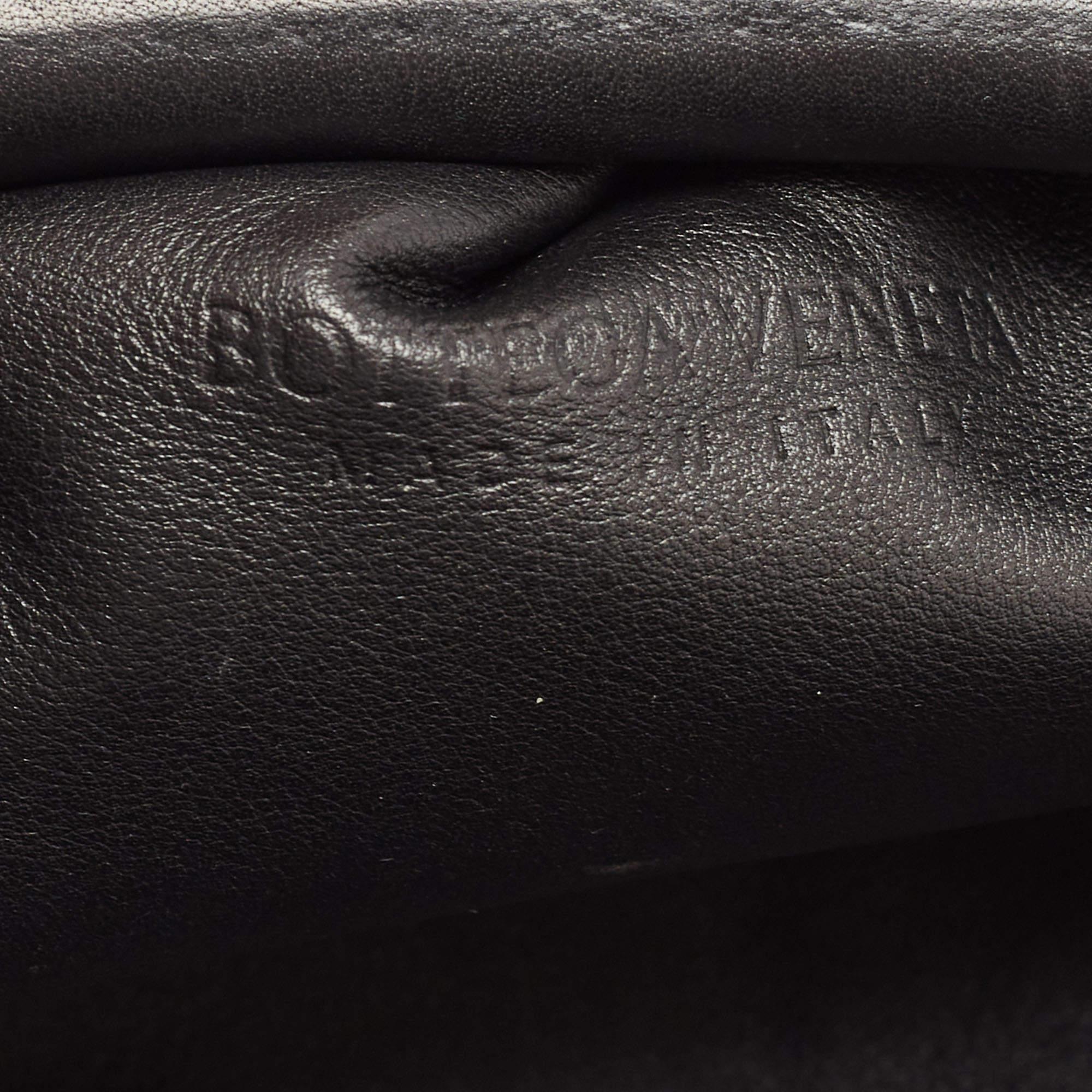Bottega Veneta Black Leather Teen Pouch Clutch 3