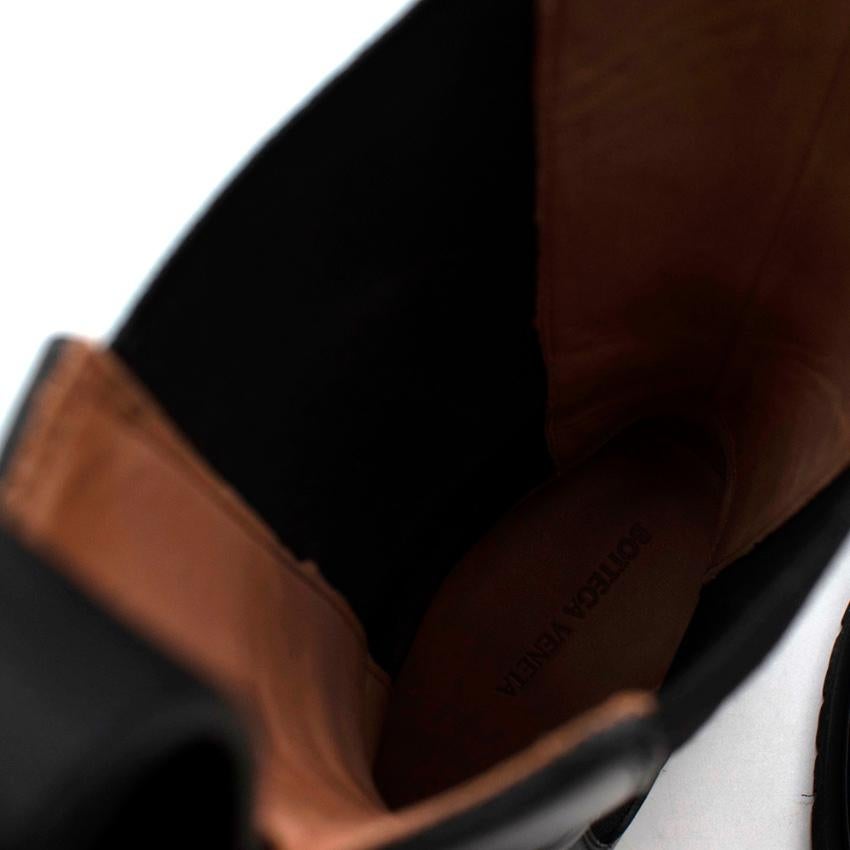 Bottega Veneta Black Leather The Lug Boots - Size EU 39 4