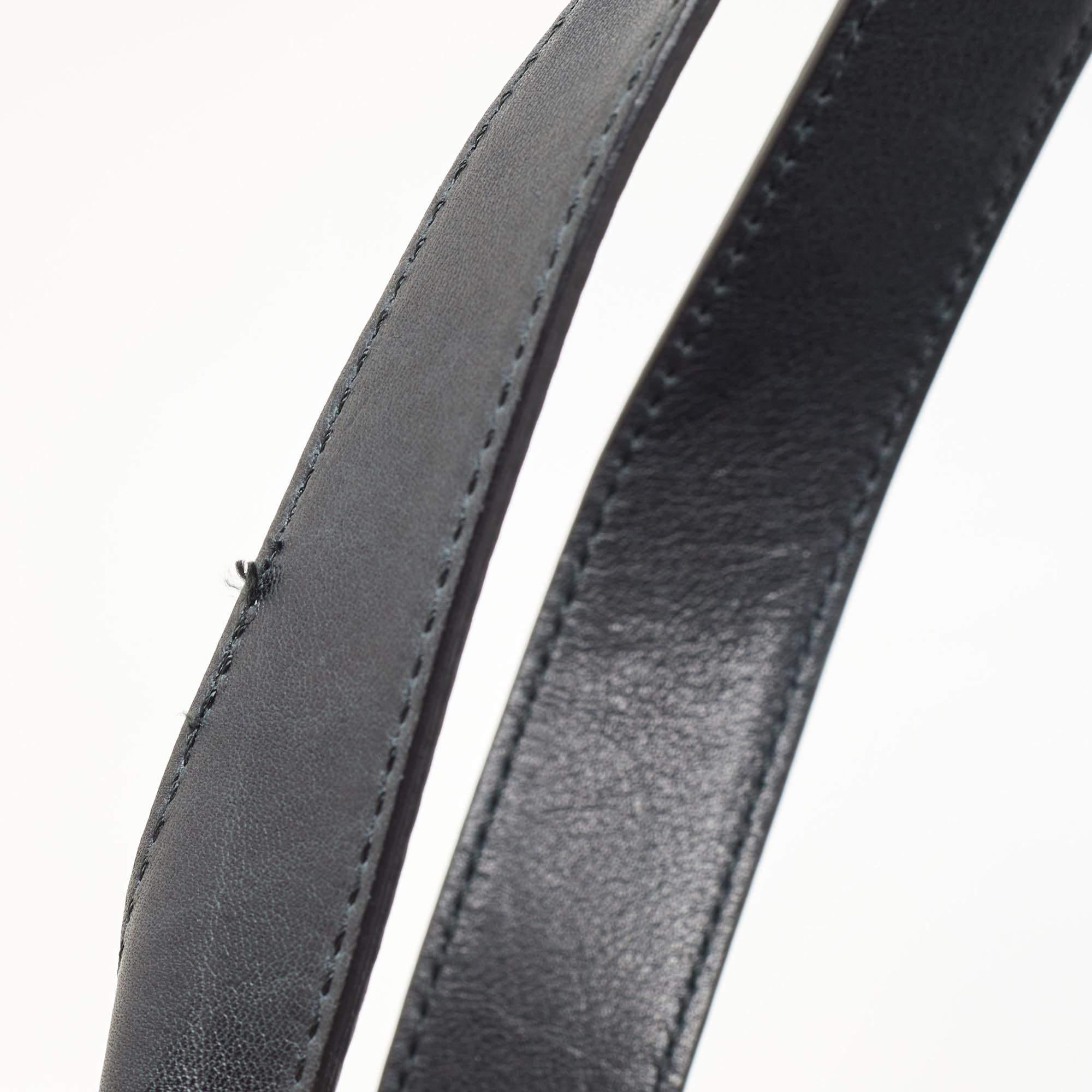 Bottega Veneta Black Leather Tote For Sale 1